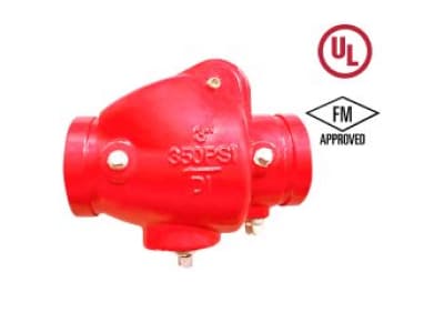 Swing Check Valve Grooved end 300Psig UL/FM LIV-CHK-DI-DFM-006