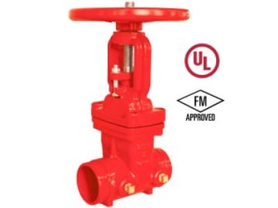 Gate Valve Grooved End 300Psig UL/FM LIV-GTV-DI-DFM-006
