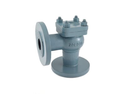 1068 Cast Iron Horizontal Lift Check Valve Angle Pattern (Flanged)